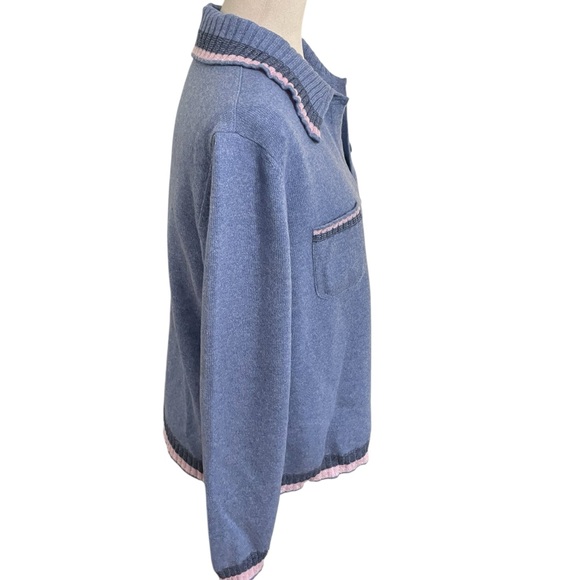 ESCADA Wool Cashmere Silk Blend Cardigan Sweater Set - Picture 2 of 16